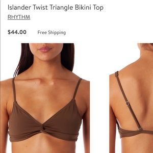 Rhythm Cedar Islander Twist Bikini Top